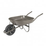 Carretilla metal rueda camara negro 60lts. 